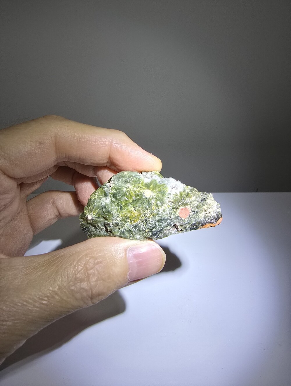 Wavellite in Matrix Crystal Slab #C